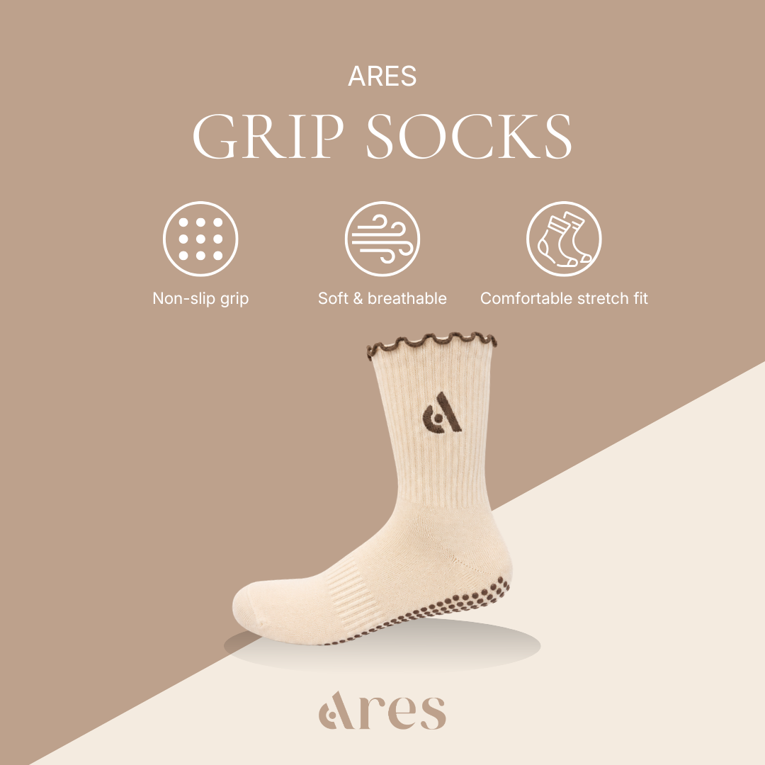 Ares Pilates - Dunes Grip Socks